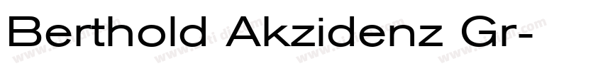 Berthold Akzidenz Gr字体转换
